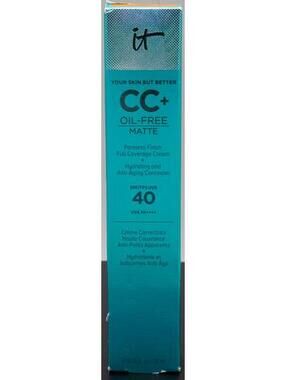 IT Cosmetics Your Skin But Better CC+ Oil-Free Matte Full Coverage Cream SPF 40,